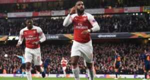 Semifinal Liga Eropa: Lacazette Dua Gol, Arsenal Bungkam Valencia