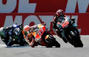 Hasil MotoGP Belanda 2019: Vinales Buntuti Marquez, Rossi Tercampak