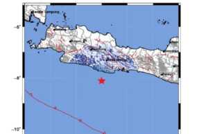 Pangandaran Diguncang Gempa Berkekuatan Magnitudo 4,9