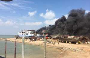 Satu Pekerja Korban Ledakan Kapal Roro Meninggal