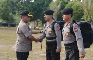 100 Personel Polda Kepri Dikirim Bantu Amankan Jakarta