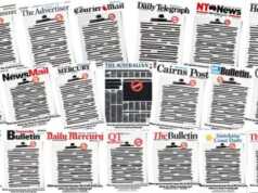 Kebebasan Pers Dikebiri, Koran di Australia Kompak Hitamkan Halaman Depan
