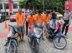Tim Polda Kepri Ringkus Empat Bandit Jalanan