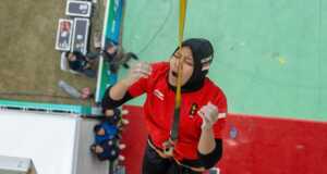 Aries Susanti Pecahkan Rekor Dunia Panjat Tebing, Geser Yi Ling Song