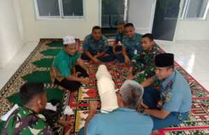 Prajurit Lanudal Matak Anambas Perdalam Pengetahuan Fardu Kifayah