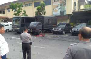 Bom Bunuh Diri di Polres Medan, Pelaku Pakai Jaket Ojol