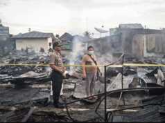 Pasar TPO Tanjungbalai Terbakar, 700 Kios Ludes