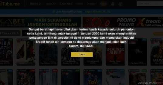 IndoXXI Tutup, Selamat Tinggal Nonton Film Gratis