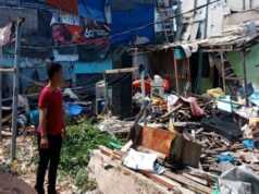 Polisi Selidiki Tanah Ambles di Pasar Induk Batam