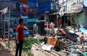 Polisi Selidiki Tanah Ambles di Pasar Induk Batam