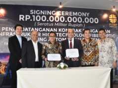 FCORP Bangun Jaringan Fiber Optik di Pollux Habibie Batam, Kontraknya Rp100 Miliar