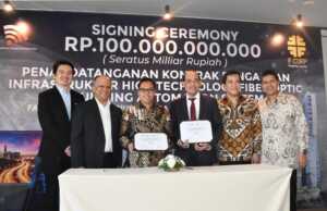 FCORP Bangun Jaringan Fiber Optik di Pollux Habibie Batam, Kontraknya Rp100 Miliar