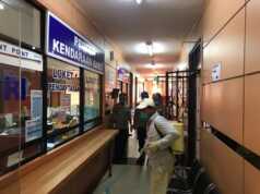 Cegah Corona, 500 Warga Sagulung Batam Diminta Isolasi Mandiri di Rumah Mapolda Kepri Disemprot Disinfektan