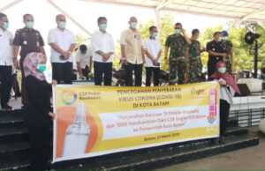 Cegah Corona, PLN Batam Sumbang 19 Mobile Wastafel dan 1.000 Handsanitizer Cegah Corona Batam