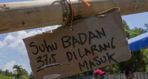 FOTO Kampung Tua Teluk Mata Ikan Melawan Covid-19 Kampung Tua Teluk Mata Ikan