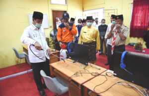 Cegah Corona, Isdianto Pimpin Penyemprotan Disinfektan