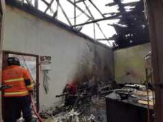 SMAN 3 TANJUNGPINANG KEBAKARAN: 40 Laptop Hangus, Kerugian Ditaksir Rp1 Miliar Kebakaran.