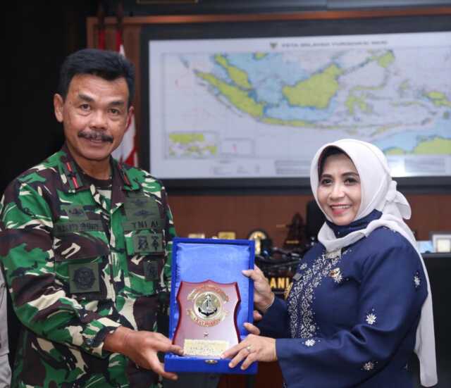 Lakukan Silaturahmi ke Lantamal IV Tanjungpinang, Rahma Ingin Perkuat Sinergitas