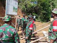 Danrem 012/TU Didampingi Dandim 0105/Abar Tinjau TMMD Ke-108 di Desa Lango Kodim 0105