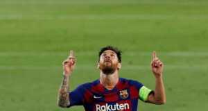 LIGA CHAMPIONS: Rekor Baru Barca dan Messi usai Bungkam Napoli Barcelona Messi Napoli