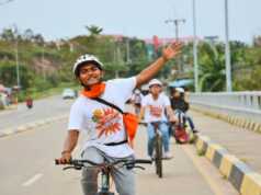 Gowes Keliling Jembatan Barelang Makin Seru, Dapatkan Paket Makan dan Renang di Harris Resort Gowes di Jembatan Barelang