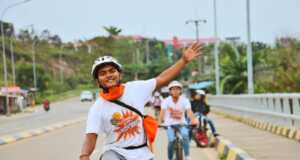 Gowes Keliling Jembatan Barelang Makin Seru, Dapatkan Paket Makan dan Renang di Harris Resort Gowes di Jembatan Barelang