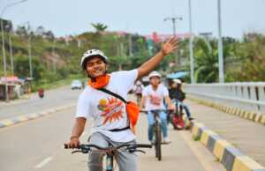 Gowes Keliling Jembatan Barelang Makin Seru, Dapatkan Paket Makan dan Renang di Harris Resort Gowes di Jembatan Barelang