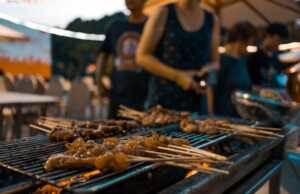 Menikmati Sate Janda di Harris Resort Barelang Batam, Menu Khas Sambut HUT RI Sate Harris Resort Barelang