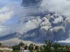 Gunung Sinabung Meletus Lagi, Kelima di Hari Ini Gunung Sinabung Meletus