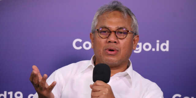 ketua KPU Arief Budiman Ketua KPU Kena Covid-19