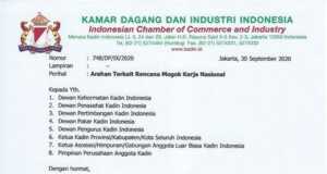 Ini Surat Edaran Apindo dan Kadin Terkait Mogok Nasional Buruh Surat Edaran Apindo dan Kadin
