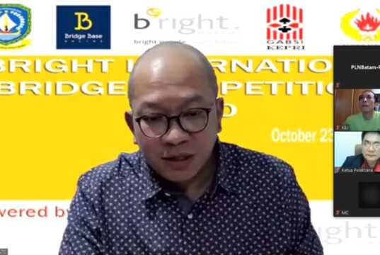 Selamat! Ini Daftar Pemenang Turnamen Bridge Internasional Bright PLN Batam 2020 Turnamen Bridge Internasional