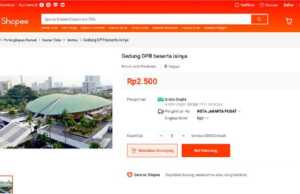 Gedung DPR RI Dijual