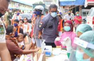 105 Orang Kena Razia Masker di Seibeduk, Langsung Rapid Razia Masker Seibeduk