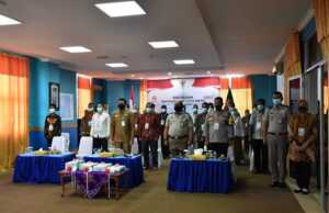 Sekda Natuna Ikuti Acara Penyerahan Sertifikat Tanah oleh Presiden Jokowi Natuna