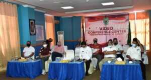 Asisten II Pemkab Natuna Tasrif Ikuti Vidcon Penyusunan MRI BPKP