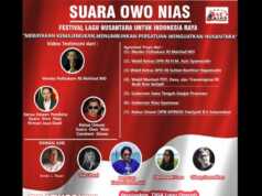 Suara Owo Nias Gelar Festival Lagu Nusantara untuk Indonesia Raya, Dinyanyikan dalam Format Medley Suara Owo Nias