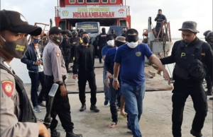 47 Napi Narkoba di Riau Dipindahkan ke Nusakambangan Narapidana Lapas Riau