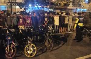 Balap Liar di Batam, Sejumlah Remaja Diangkut Polisi