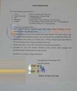 Surat Pernyataan THL 