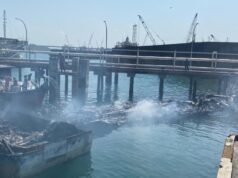 5 Kapal Terbakar di Pelabuhan BC Batam, 4 Orang Diperiksa Polisi Kapal terbakar