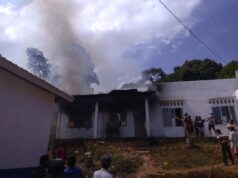 Gedung Sekolah SDN 005 Nongsa Batam Terbakar SDN 005 Batam Terbakar