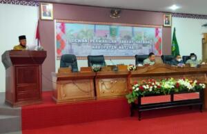 DPRD Menetapkan Bupati Terpilih Pembacaan SK KPU Natuna