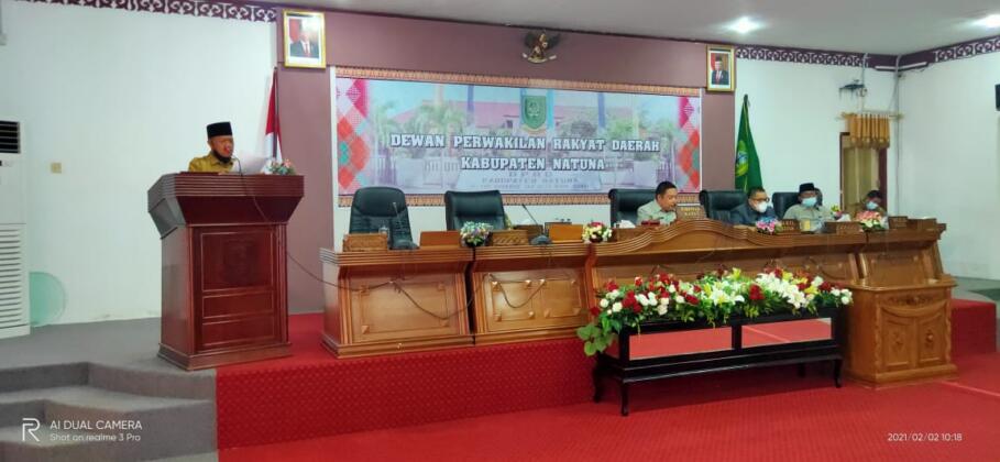Pembacaan SK KPU Natuna