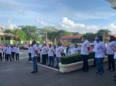 Berantas Narkoba, Personel Ditreskrimum Polda Kepri Dicek Urine Mendadak Ditreskrimum Dicek Urine