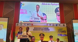 Buka Rakerda SMSI, Plt Gubernur Sulsel Harap Media Bersinergi dengan Pemerintah Rakerda SMSI