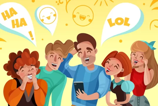 15 Cara Menjadi Orang yang Tidak Membosankan, Asyik dan Humoris Dalam Berteman Orang yang humoris dan tertawa