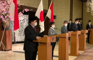 Pemerintah RI – Jepang Tandatangan Perjanjian Pengalihan Alat dan Teknologi Pertahanan Menhan RI