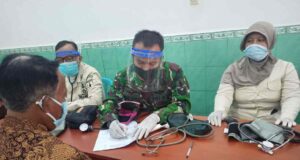 Jaga Kekebalan, Kodim 0808/Blitar Gelar Vaksinasi Dinas Kesehatan Kabupaten Blitar dan Polkes 0808/Blitar