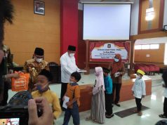 Anak Yatim se-Kota Blitar Mendapat Bantuan Semesteran, Segini Nilainya Wali Kota Blitar Santoso